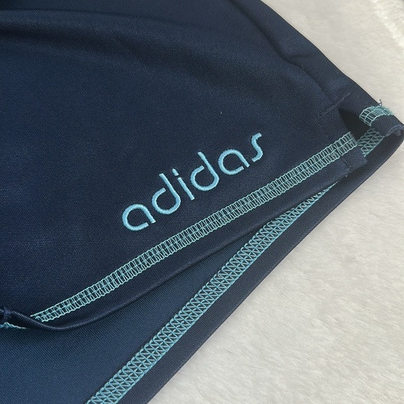 VTG Y2K Women’s Adidas Sportswear Athletic Basketball Gym Drawstring Shorts L - Picture 3 of 10